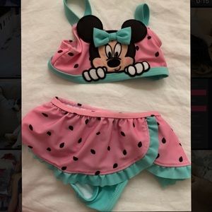 HP!! Minnie Mouse Swimsuit 3-6M